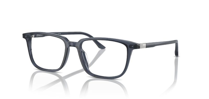 Philippe Starck Quadratisch Brillen 0SH3098 Blau für Herren