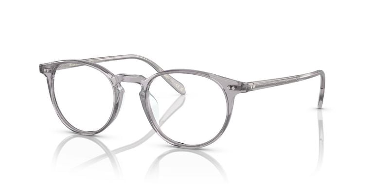 Oliver Peoples Round Eyeglasses 0OV5004 Transparent for Man