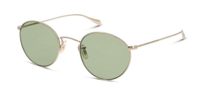 Oliver Peoples Rund Sonnenbrillen 0OV1186S Gold für Damen/Herren