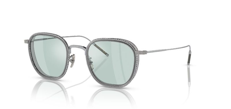 Oliver People Rectangle Eyeglasses 0OV1321T Silver for Man