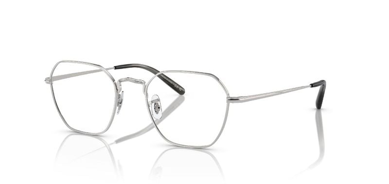 Oliver Peoples Hexagonal Eyeglasses 0OV1334 Silver for Unisex