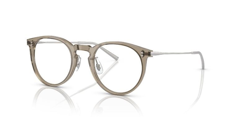 Oliver Peoples Round Eyeglasses 0OV5544 Green for Unisex