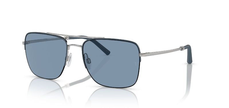 Lunettes de soleil Oliver Peoples Carré 0OV1343S Bleu pour Homme