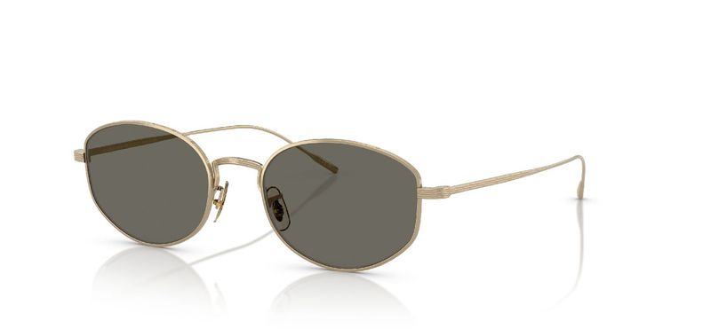 Oliver Peoples Oval Sunglasses 0OV1347ST Gold for Unisex