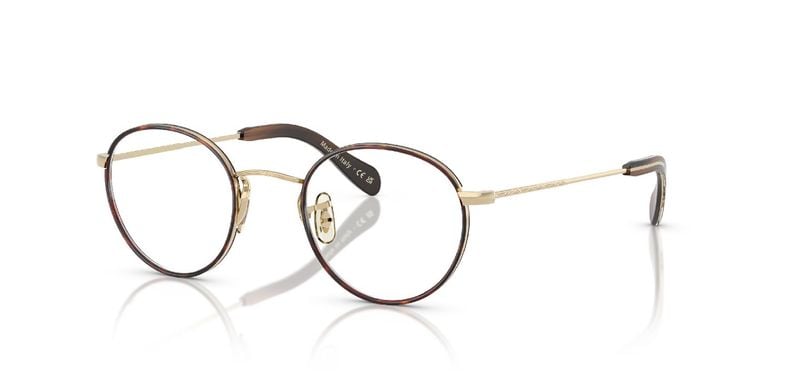 Oliver Peoples Round Eyeglasses 0OV1352 Gold for Man