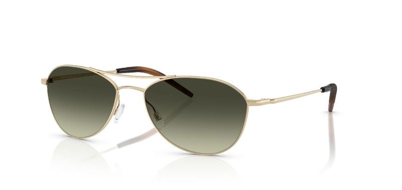 Oliver Peoples Aviator Sunglasses 0OV1358S Gold for Unisex