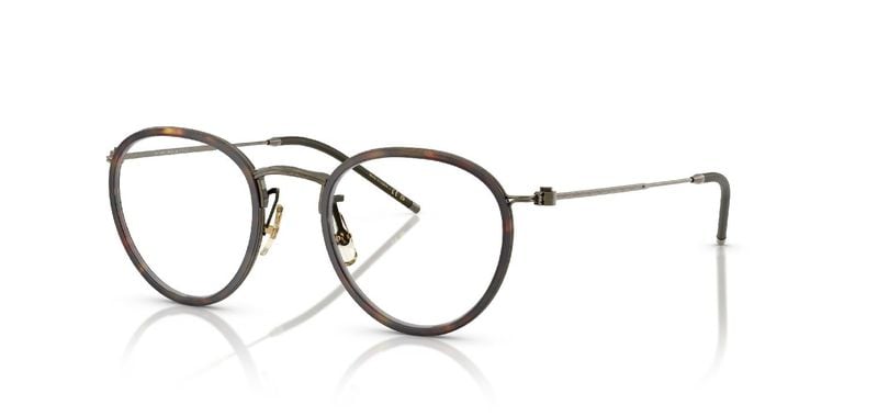 Oliver Peoples Round Eyeglasses 0OV1360T Gold for Unisex