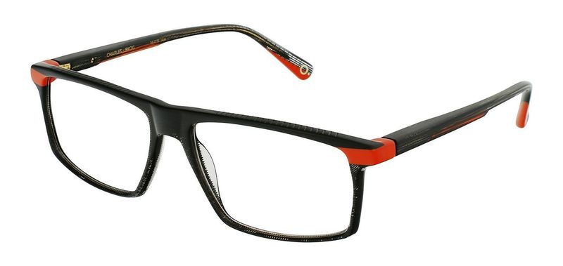 Etnia Rectangle Eyeglasses CHARLES Black for Man