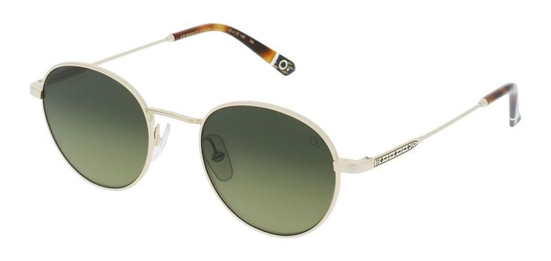 Etnia Rund Sonnenbrillen LE MARAIS II SUN 49S Gold für Damen/Herren