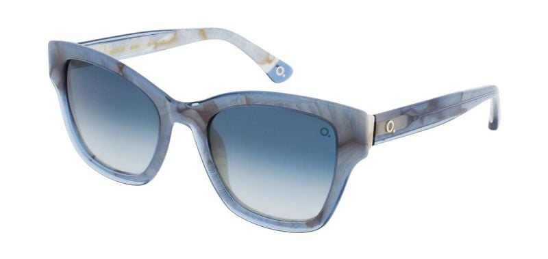 Lunettes de soleil Etnia Papillon SANTORINI 22 SUN Bleu pour Femme