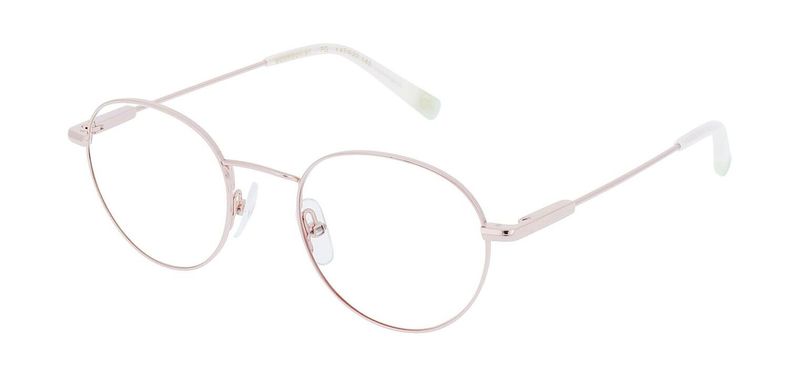 Etnia Round Eyeglasses BOURBON ST Pink for Unisex