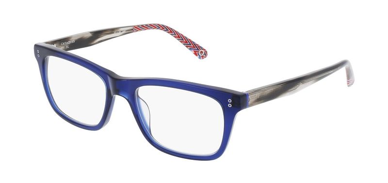 Etnia Rechteckig Brillen CADAQUES Blau für Herr