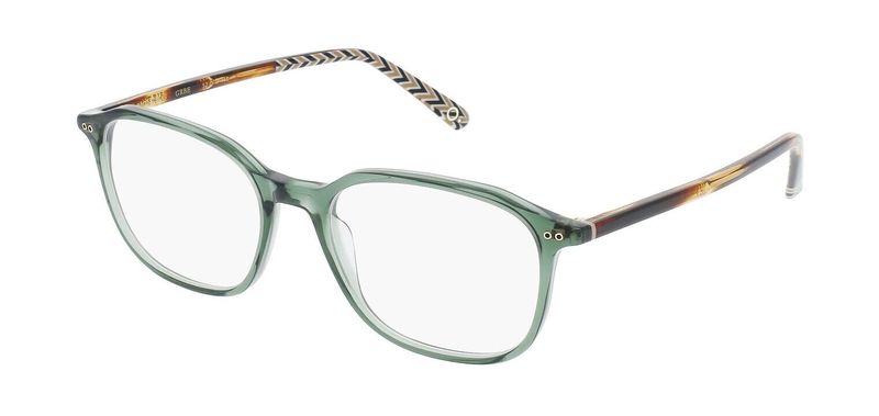 Etnia Rechteckig Brillen MONT RAS Grün für Herren