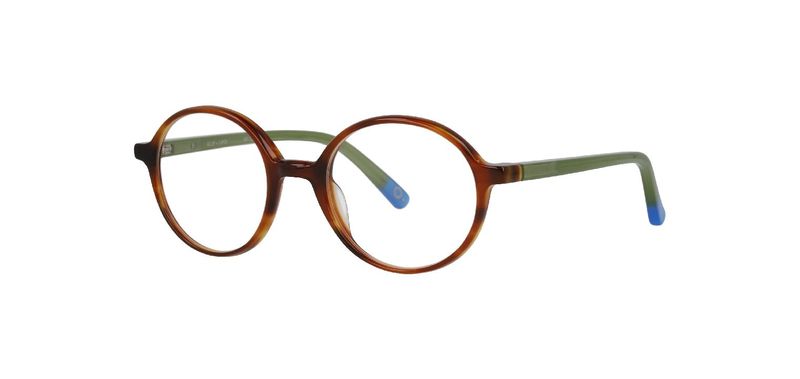 Etnia Rund Brillen BILLY Grün für Kinder