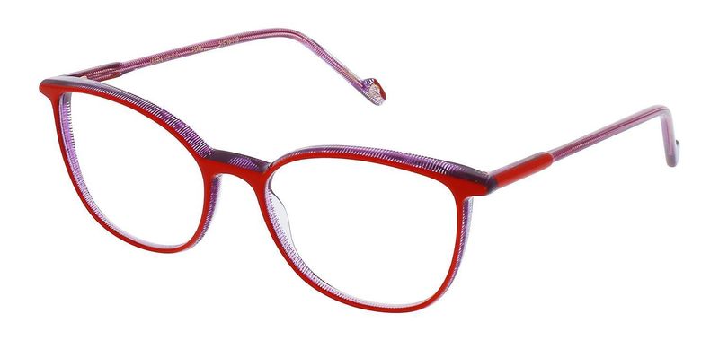 Etnia Cat Eye Eyeglasses ULTRALIGHT 2 Red for Woman