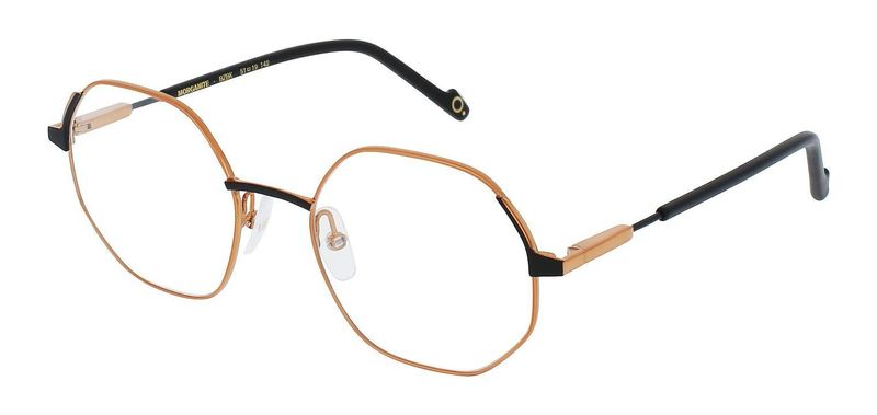 Lunettes de vue Etnia Ronde MORGANITE Bronze pour Femme