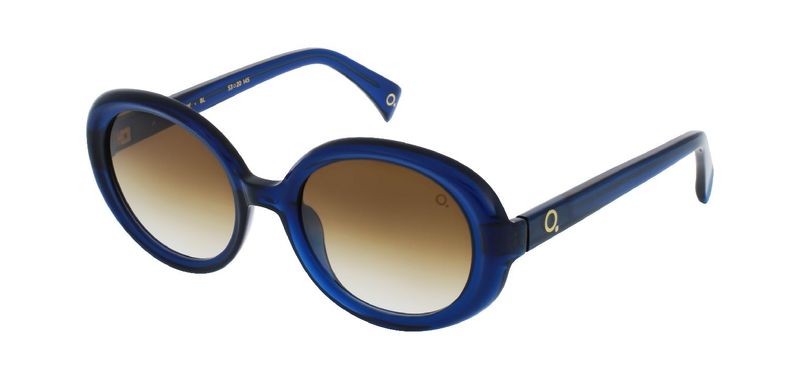 Etnia Oval Sunglasses AUDREY Blue for Unisex