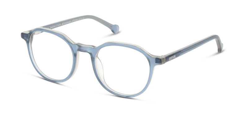 Unofficial Round Eyeglasses UNOK0074 Blue for Kid