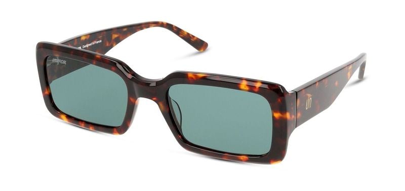 Lunettes de soleil Unofficial Rectangle UNSM0074 Ecaille pour Homme