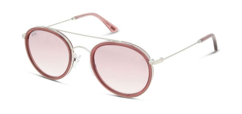 Unofficial Round Sunglasses UNSU0038 Pink for Unisex