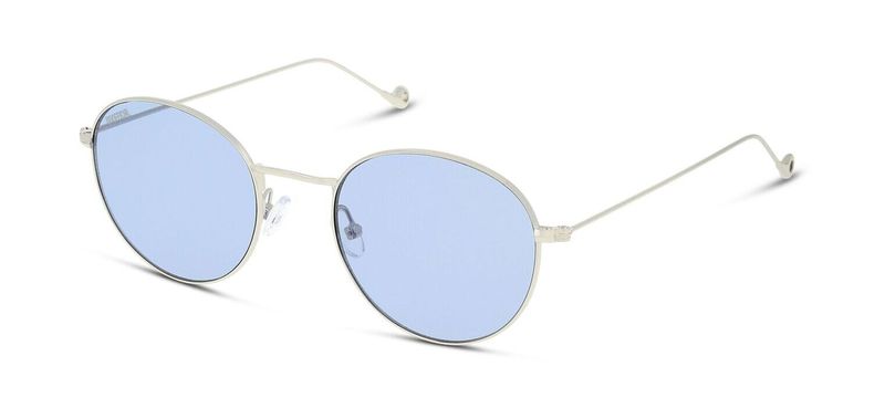 Unofficial Rund Sonnenbrillen UNSU0039 Sillber für Damen/Herren