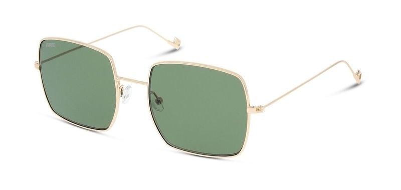 Lunettes de soleil Unofficial Rectangle UNSU0042 Doré pour Homme-Femme