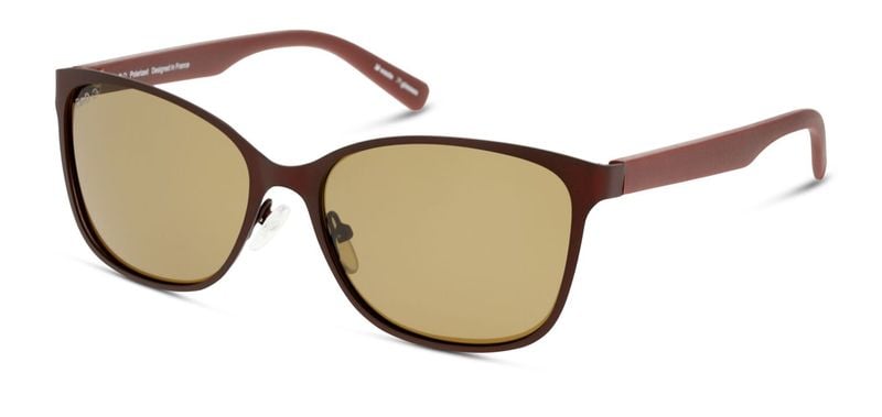 Lunettes de soleil DbyD Rectangle DBSF9007P Rouge pour Femme
