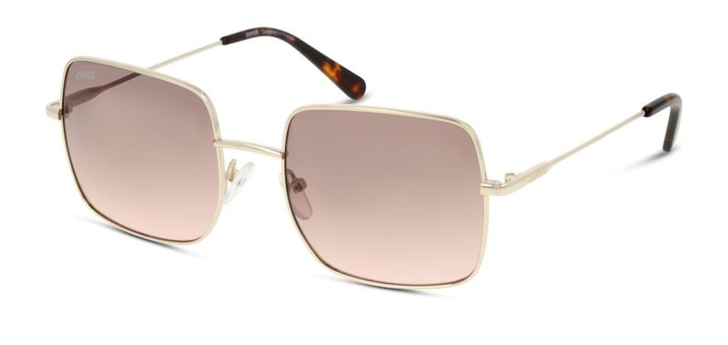 Lunettes de soleil Unofficial Rectangle UNSU0078 Doré pour Homme-Femme