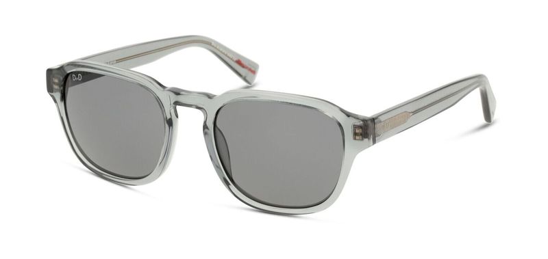 Lunettes de soleil DbyD Rectangle DBSM5003 Gris pour Homme