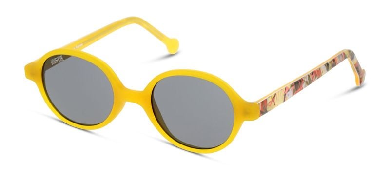 Unofficial Oval Sunglasses UNSK0019 Yellow for Kid