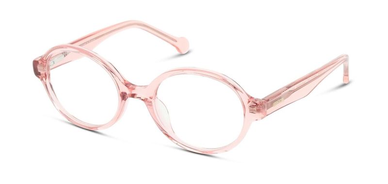 Unofficial Round Eyeglasses UNOK0049 Pink for Kid