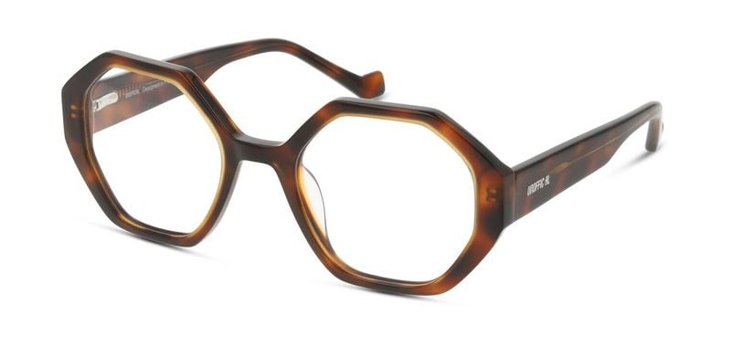 Lunettes de vue Unofficial Rectangle UNOT0111 Havana pour Enfant