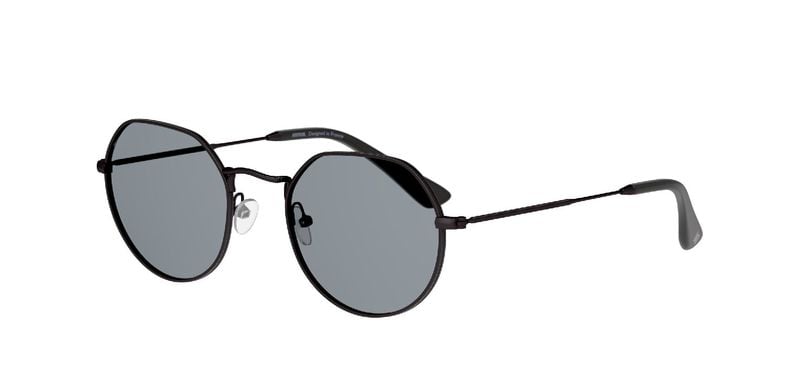 Unofficial Round Sunglasses UNSU0103 Black for Unisex