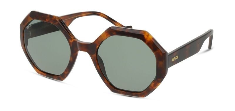 Lunettes de soleil Unofficial Ronde UNSF0151 Ecaille pour Femme