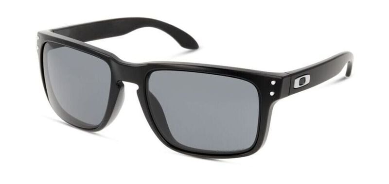 Lunettes de soleil Oakley Rectangle OO9102 Noir mat pour Homme