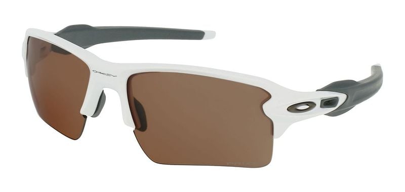 Lunettes de soleil Oakley Rectangle 0OO9188 Blanc pour Homme