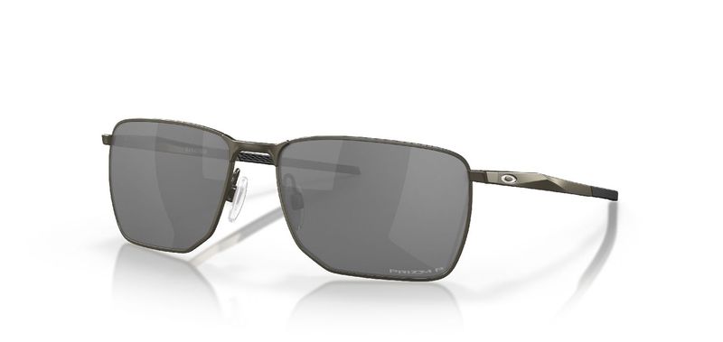 Oakley Rechteckig Sonnenbrillen 0OO4142 Grau für Herren