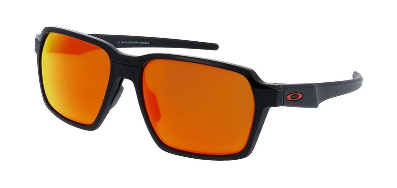Oakley Rechteckig Sonnenbrillen 0OO4143 Mattschwarz für Herr