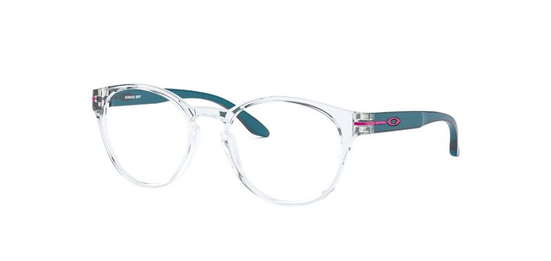 Oakley Rund Brillen 0OY8017 Transparent für Kind