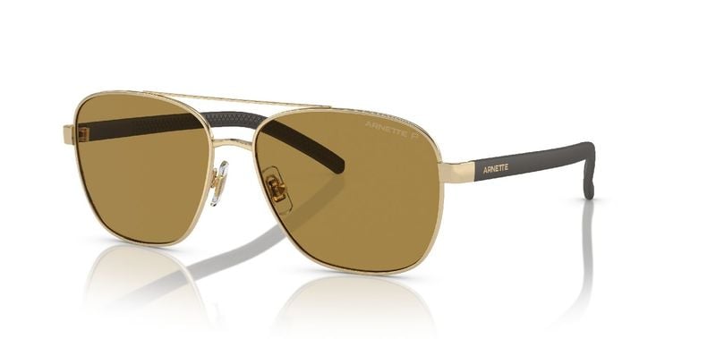 Lunettes de soleil Arnette Carré 0AN3087 Doré pour Homme