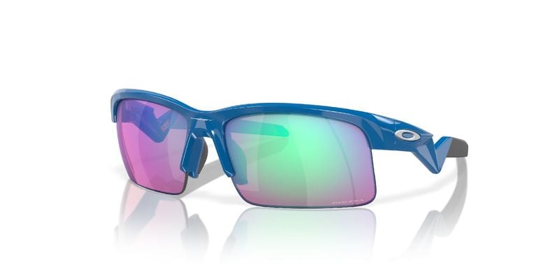 Oakley Rechteckig Sonnenbrillen 0OJ9013 Blau für Kinder