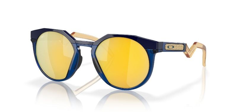 Lunettes de soleil Oakley Ronde 0OO9242 Bleu pour Homme