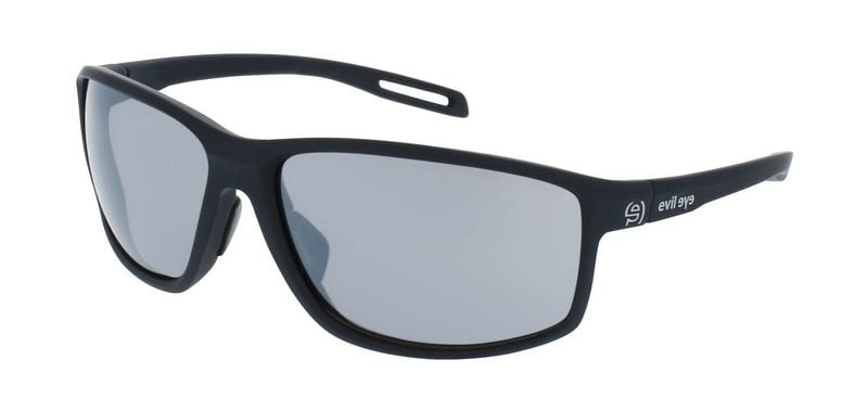 Evil Eye Rechteckig Sonnenbrillen STOKED E022 Mattschwarz für Damen/Herren