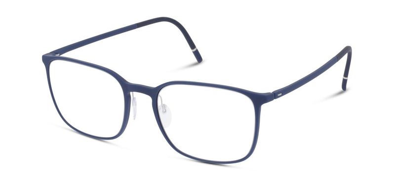 Silhouette Rechteckig Brillen 2954 Blau für Herr