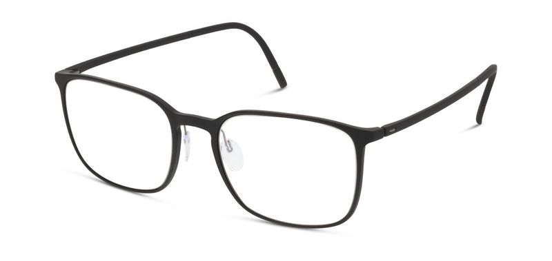 Silhouette Rectangle Eyeglasses 2954 Black for Man