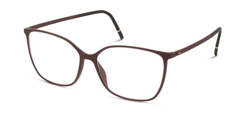 Silhouette Cat Eye Eyeglasses 1612 Marron for Woman