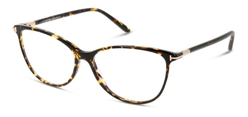 Tom Ford Schmetterling Brillen FT5616-B Gelb für Dame