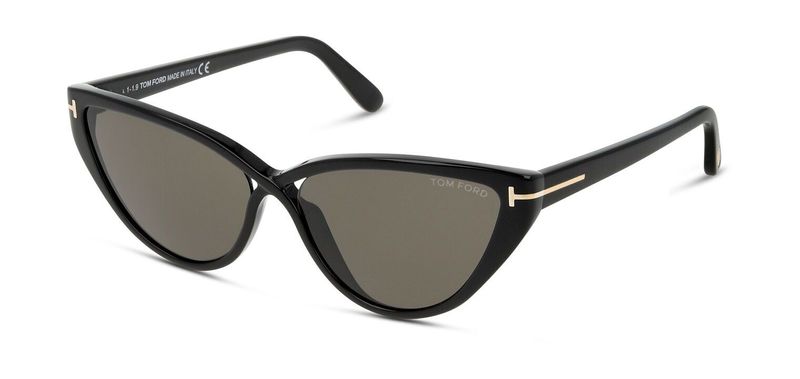 Tom Ford Cat Eye Sunglasses FT0740 Black for Woman