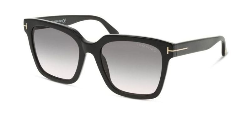 Tom Ford Rectangle Sunglasses FT0952 Black for Woman
