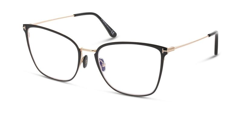 Tom Ford Cat Eye Eyeglasses FT5839-B Black for Woman